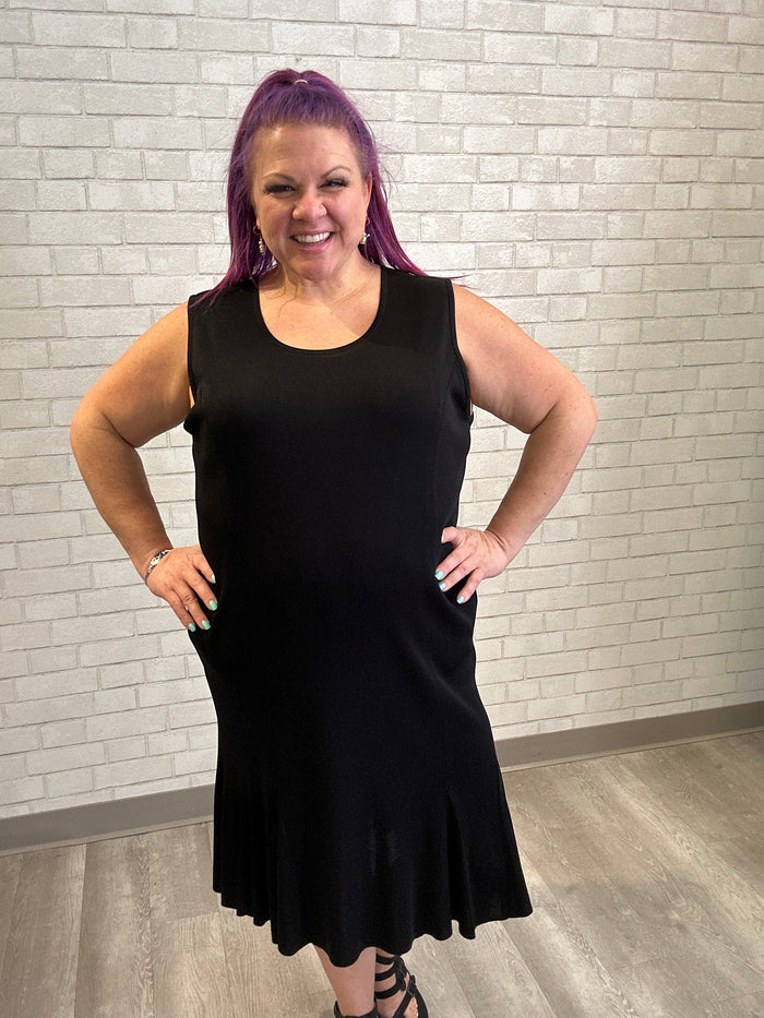 Black Knit Dress - Misook