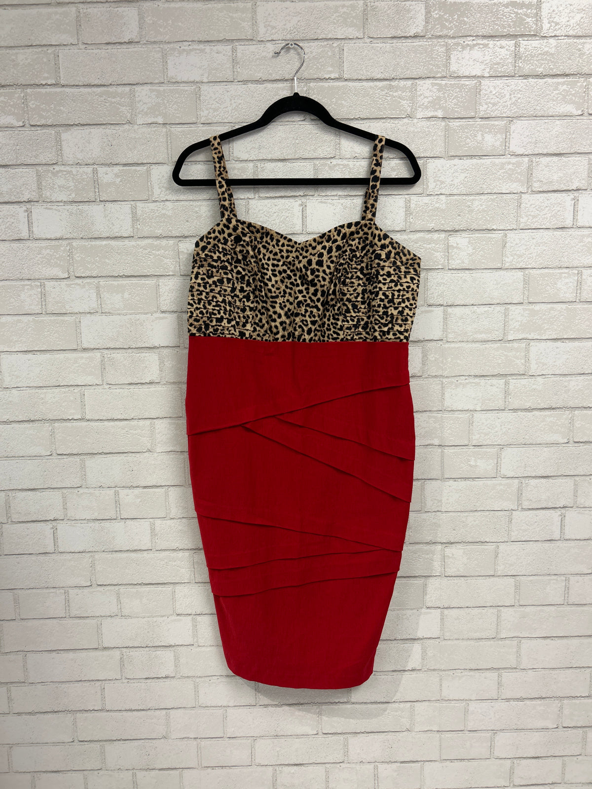 Leopard/Red Dress - Torrid