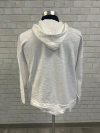 White Gauze Hoodie - PureJill