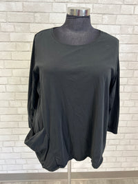 Black 1 Pocket Top - J.Jill