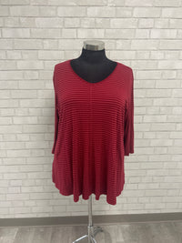 Red Striped Tunic - Heartstring