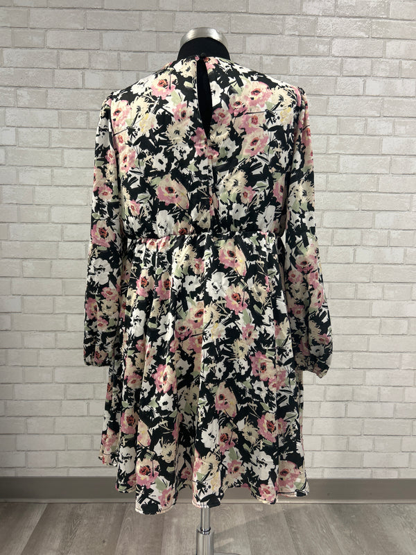 Floral V-Neck Dress - Torrid