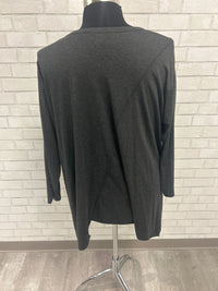 Charcoal V-Neck Tunic - Comfy USA