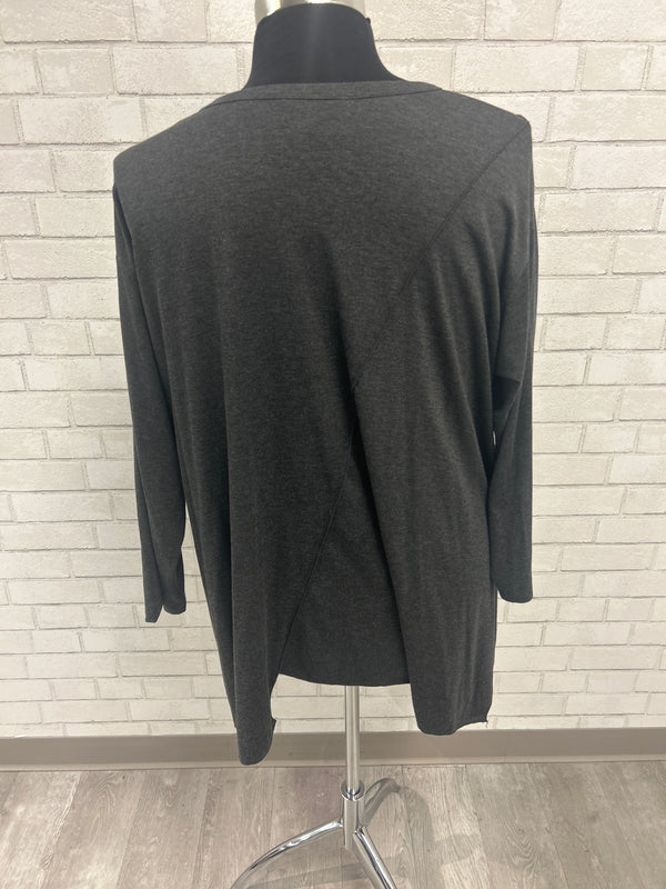 Charcoal V-Neck Tunic - Comfy USA