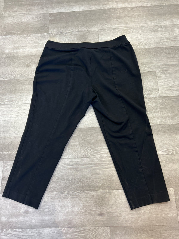 Black Zipper Pocket Pull On Pants - Lane Bryant