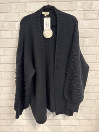 Black Heart Sleeve Cardigan - Umgee (NWT)