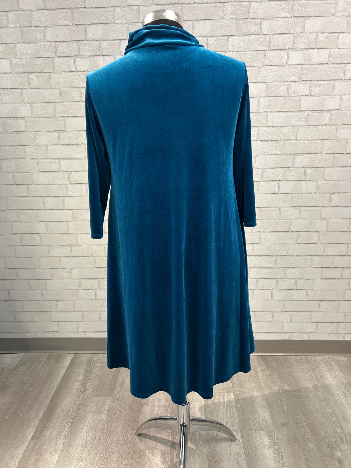 Teal Velvet Tunic/Dress - Monroe & Main