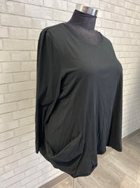 Black 1 Pocket Top - J.Jill
