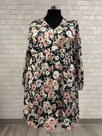 Floral V-Neck Dress - Torrid