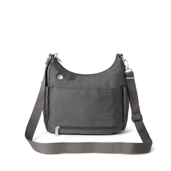Securtex Anti-Theft Free Time Crossbody Bag | Charcoal