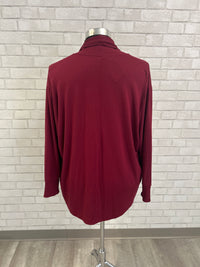 Burgundy Cardigan - Athleta
