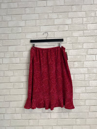 Pink/Red Paisley Skirt - Venezia