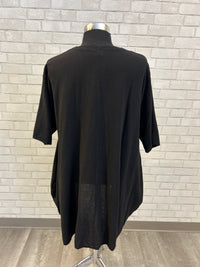 Black Hi Low Top - Oh My Gauze