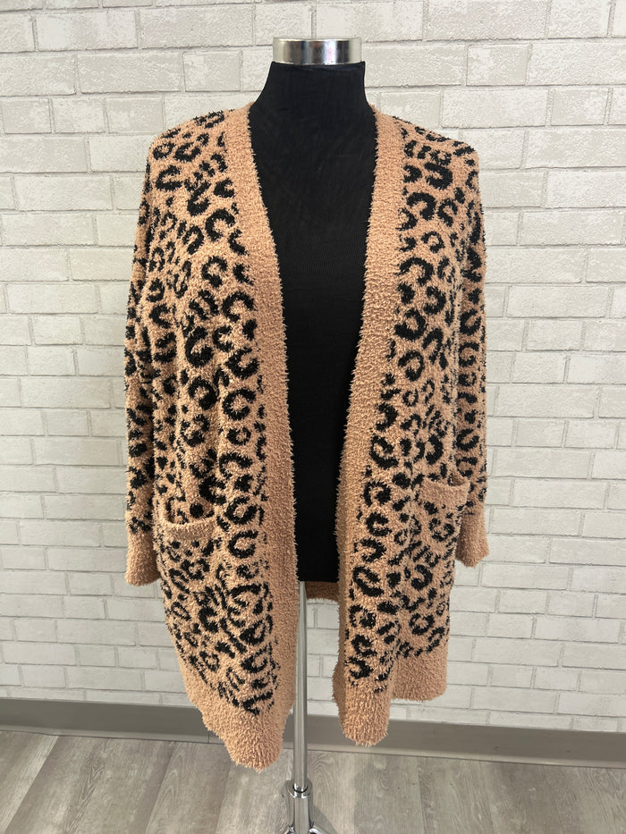 Leopard Cardigan - Time + Tru