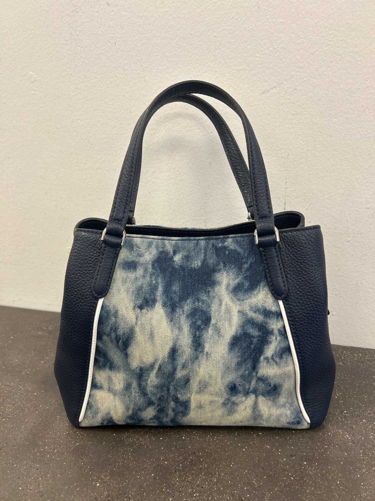 Kate Spade Blue Denim Tie Dye Satchel