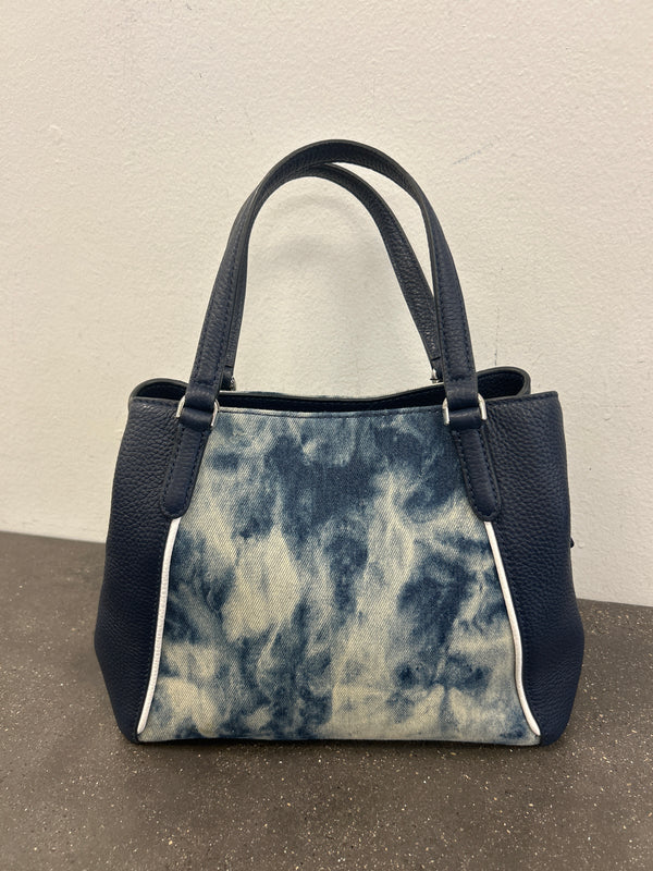 Kate Spade Blue Denim Tie Dye Satchel
