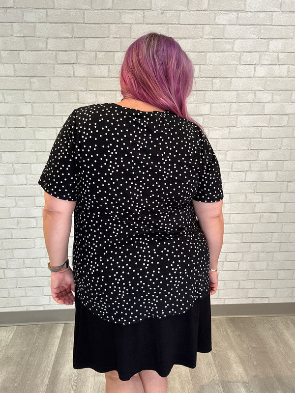 Tessa Bamboo Tee | Polka Dot