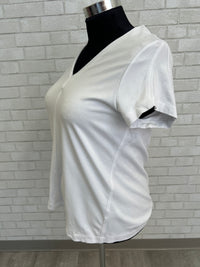 V-Neck Center Seam Tee - J.Jill