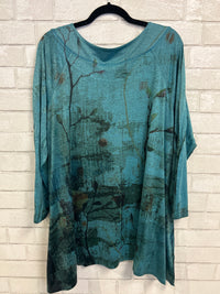 Teal Printed Tunic - Jess & Jane