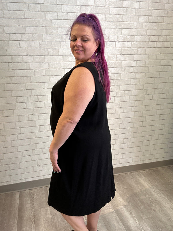 Black Sleeveless Dress - Talbots