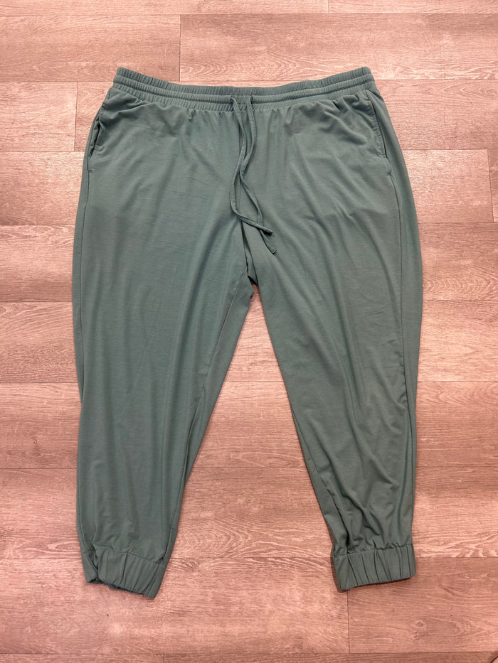 Teal Joggers - Lands End