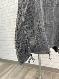 Washed Black Tunic/Dress - Tulip