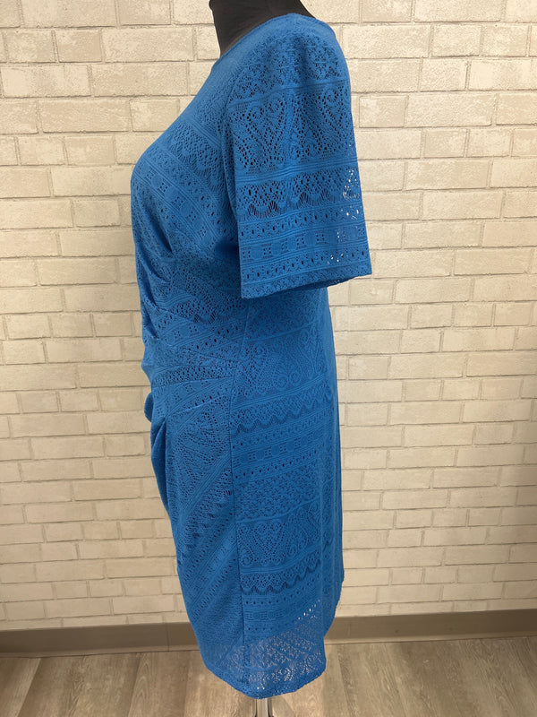 Blue Lace Dress - London Times