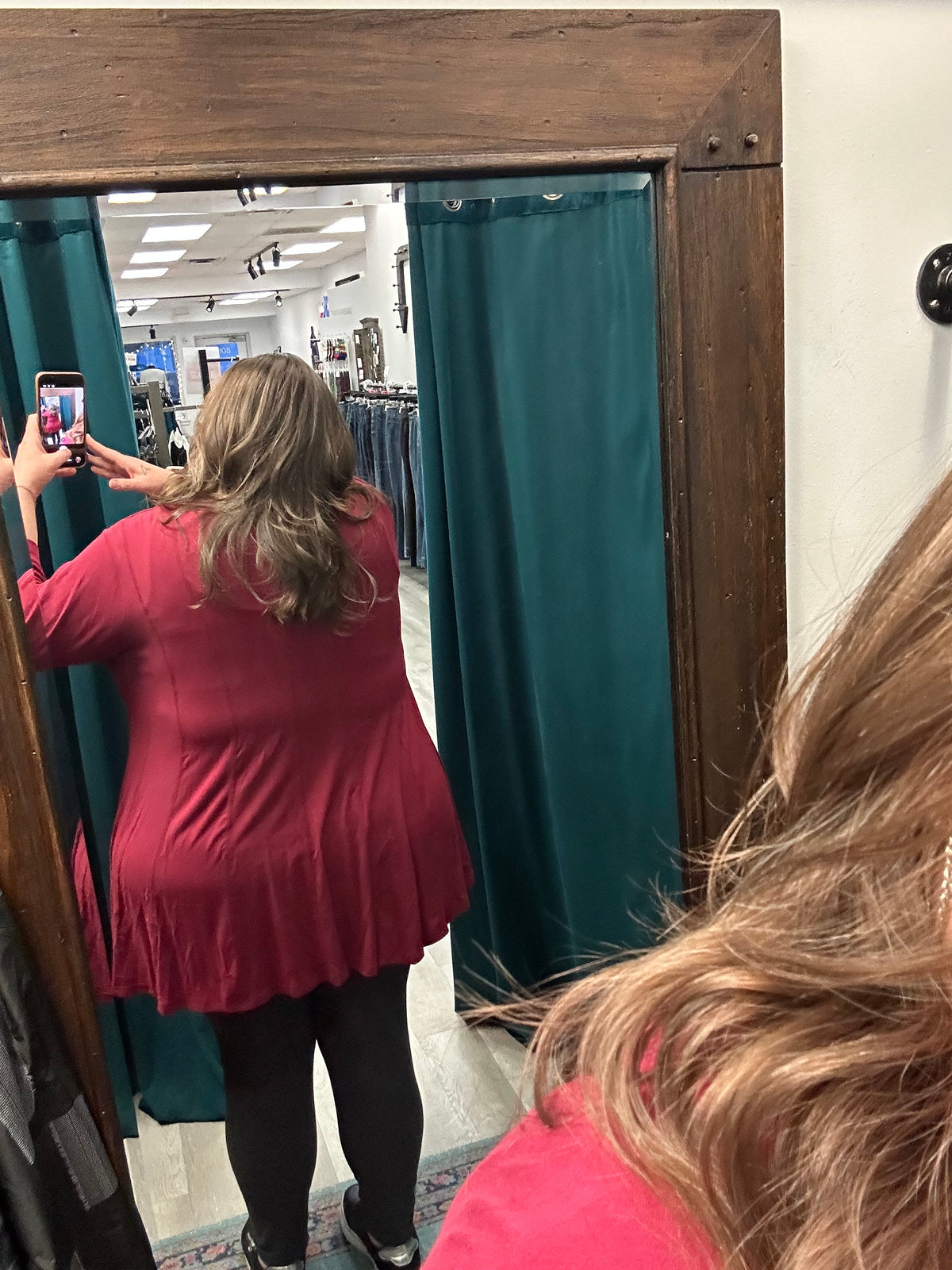 Cranberry V-Neck Tunic - Diane Kennedy