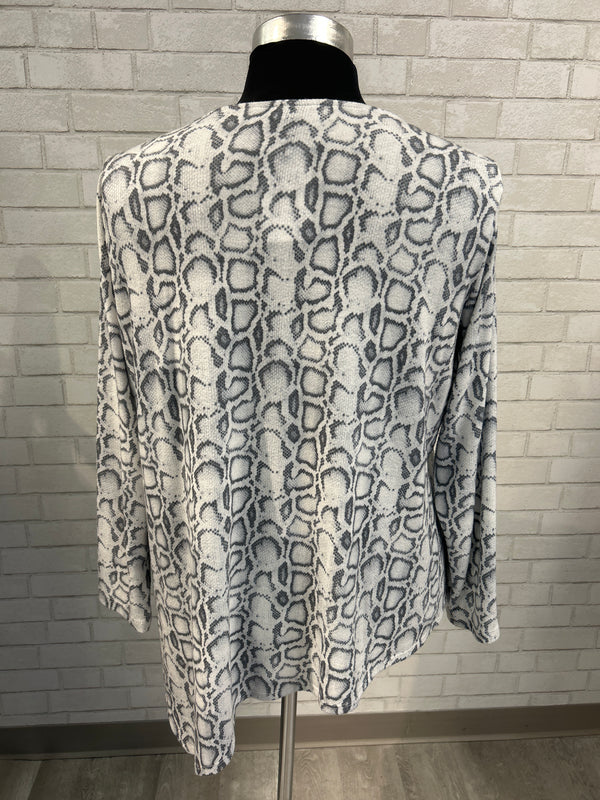 Snakeskin Top - Karen Kane