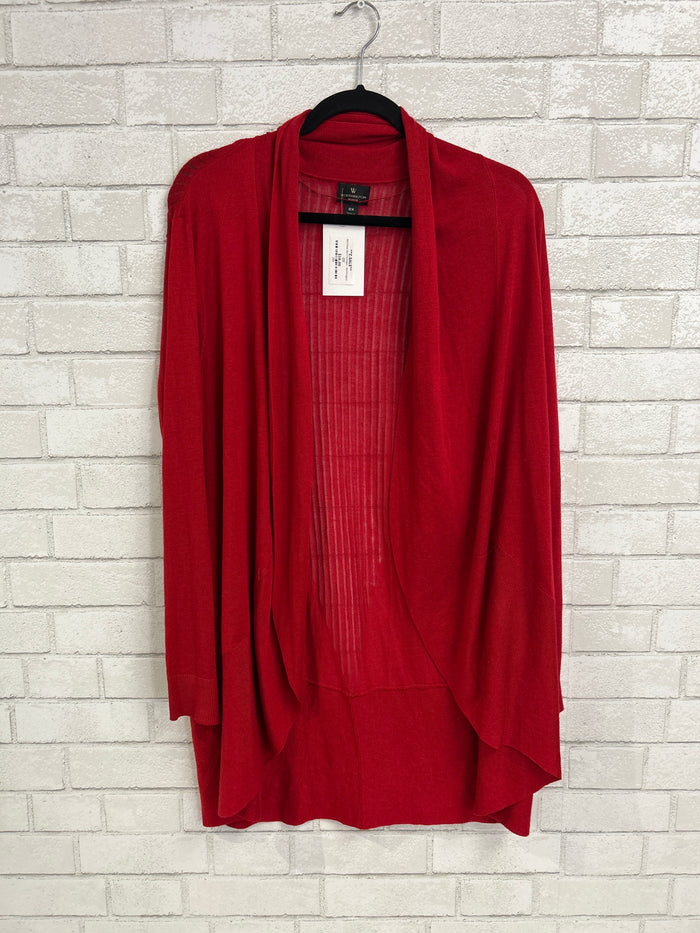 Red Sheer Back Cardigan - Worthington