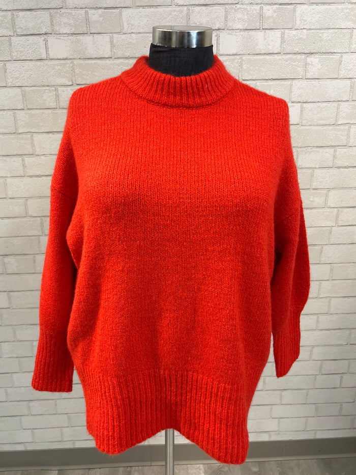 Orange Red Sweater - Nine West
