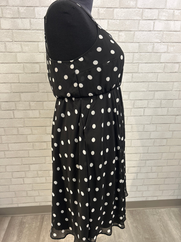 B/W Polka Dot Dress - Torrid