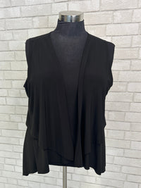 Black Slinky Vest - Caribe