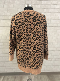 Leopard Cardigan - Time + Tru