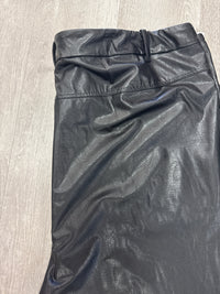 Faux Leather Wide Leg Pants Lysse