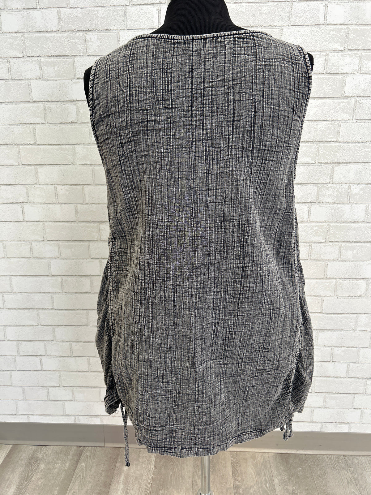 Washed Black Tunic/Dress - Tulip