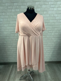 Blush Pink High Low Dress