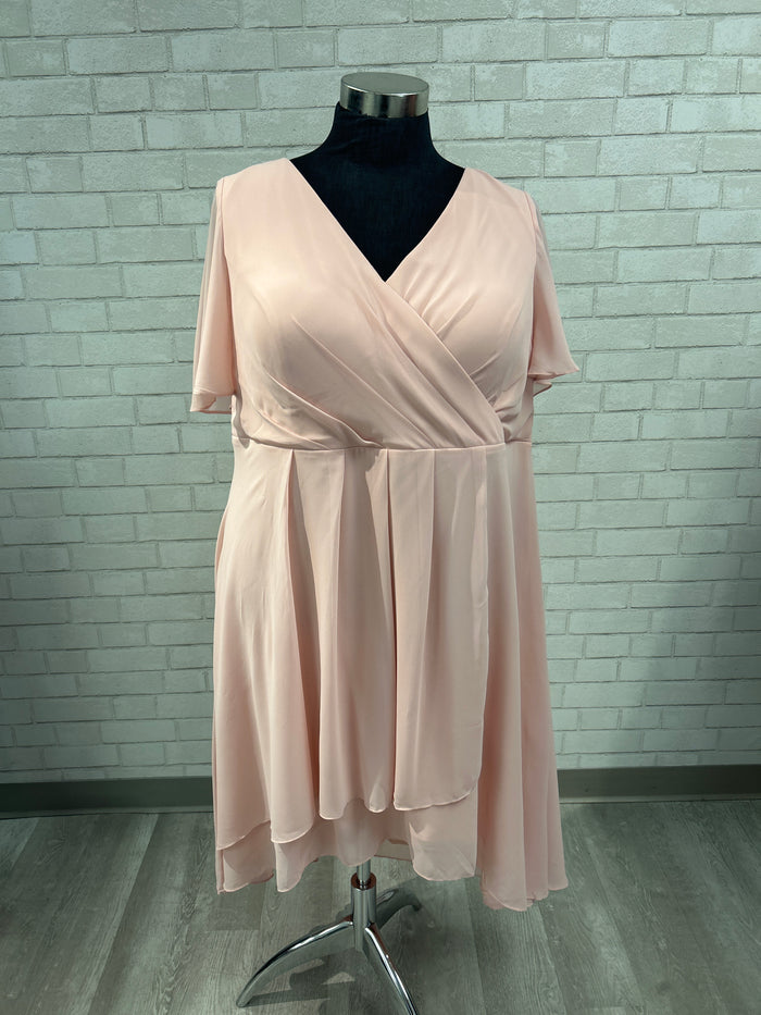 Blush Pink High Low Dress