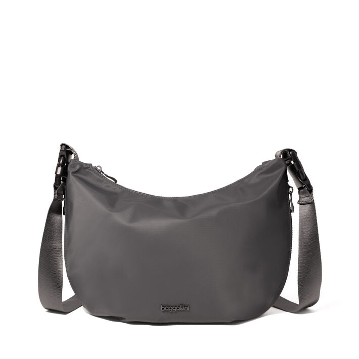 Crescent Convertible Hobo | Smoke Twill