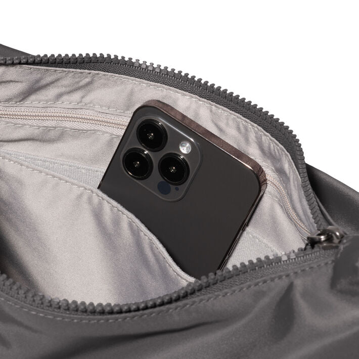 Crescent Convertible Hobo | Smoke Twill