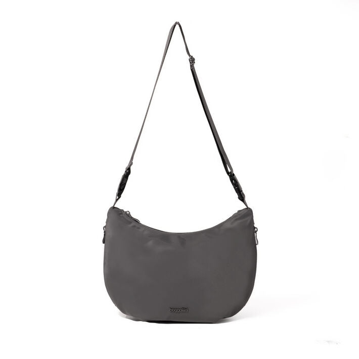 Crescent Convertible Hobo | Smoke Twill