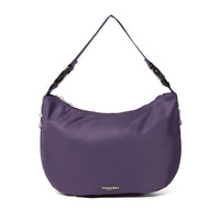 Crescent Convertible Hobo | Deep Grape Twill
