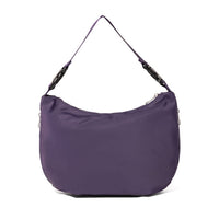 Crescent Convertible Hobo | Deep Grape Twill