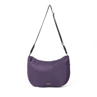Crescent Convertible Hobo | Deep Grape Twill