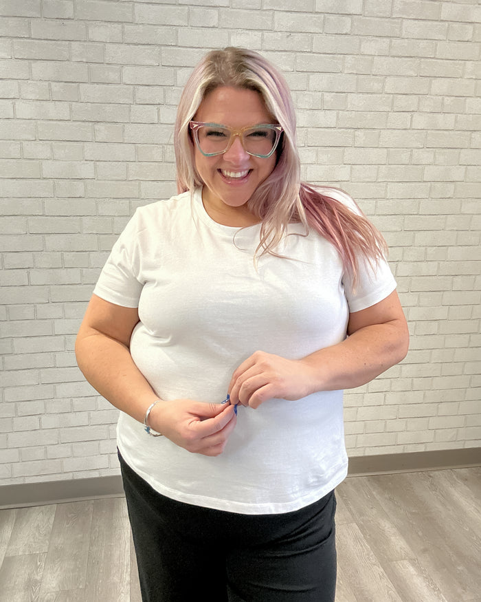 Cotton Short Sleeve Tee | Multiple Colors