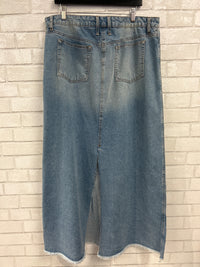 Denim Maxi Skirt - Collusion