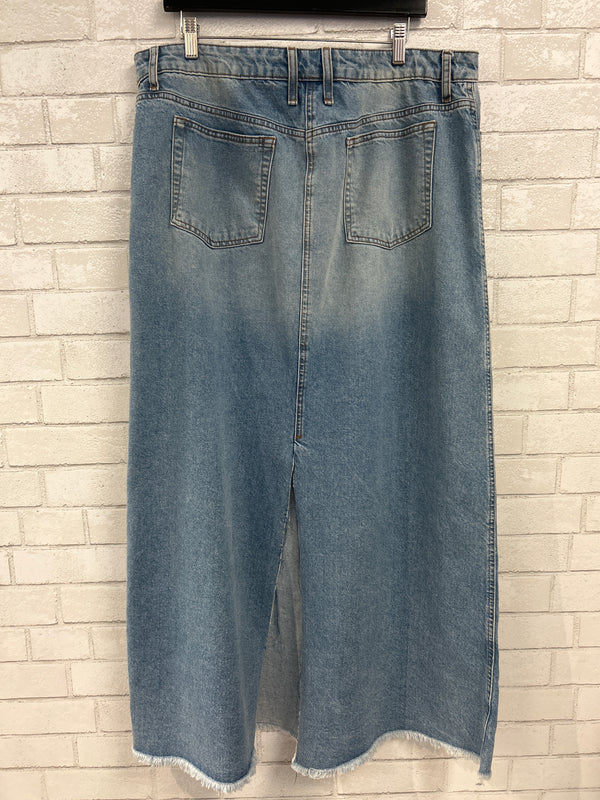 Denim Maxi Skirt - Collusion