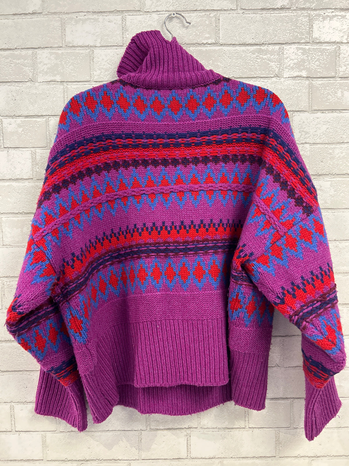 Fuchsia Turtleneck Sweater - Rag & Bone