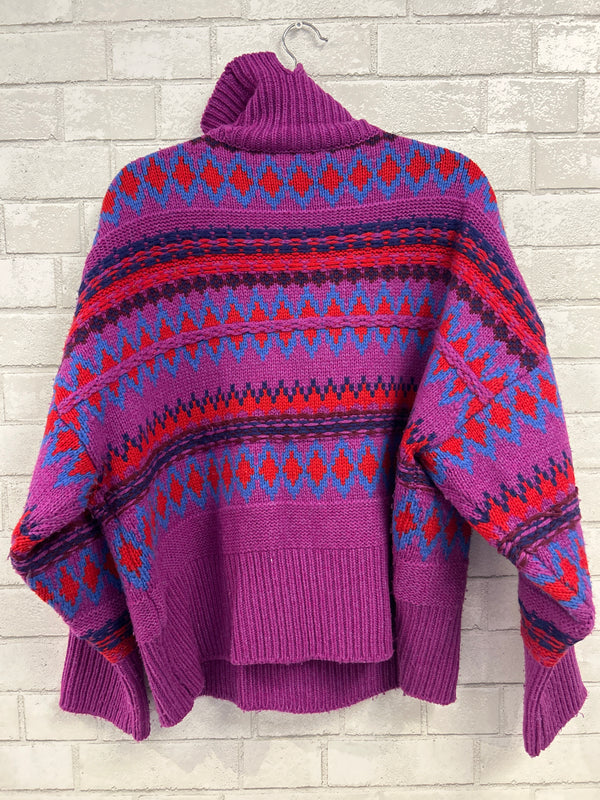 Fuchsia Turtleneck Sweater - Rag & Bone