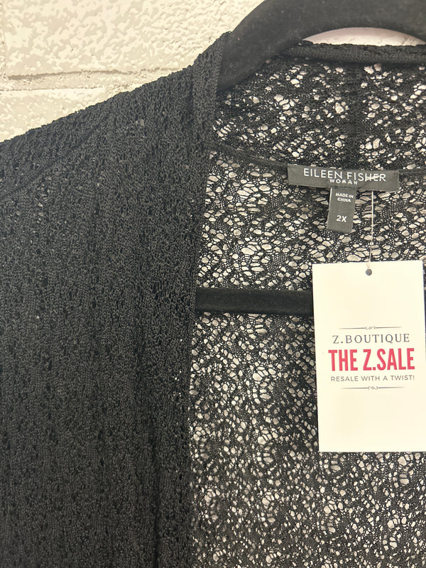 Eileen Fisher Open Knit Cardigan